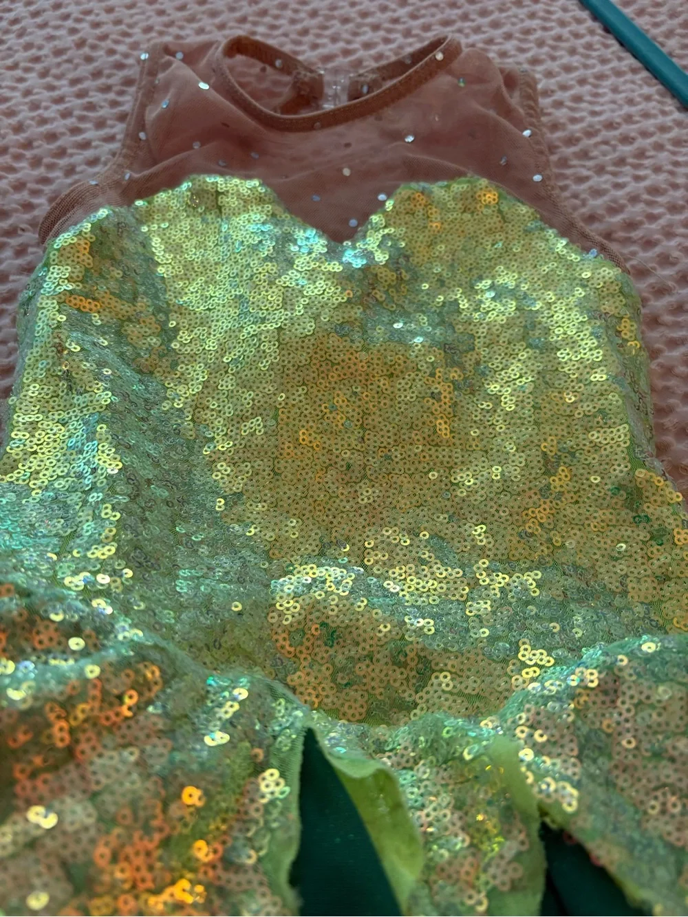 Wish Green Sequin Tutu Fairy Dress